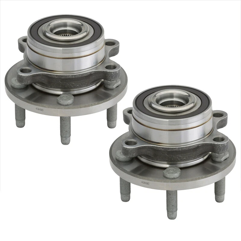 Juego de bujes de cojinete de rueda delantera MOOG para Ford Explorer 2013 2014-2019 sin ABS de 5 tacos Foto 4 de 4