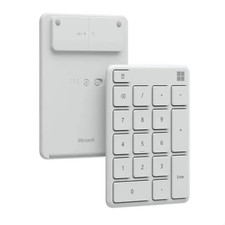 Microsoft Number Pad, Numeric keypad Glacier, White/ Black - 23O-00025