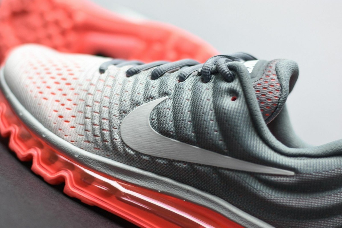 Nike Air Max 2017 849560-007 Pure Platinum/Cool Grey/Hot Lava