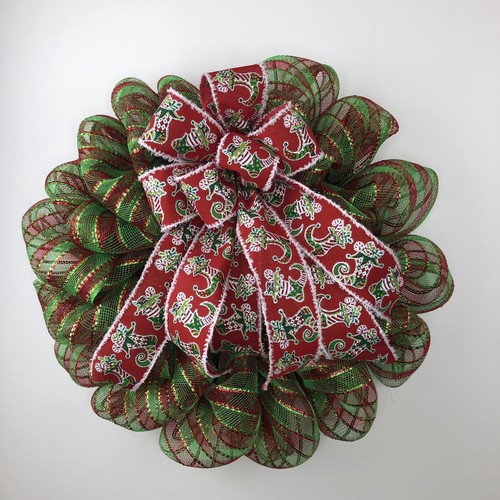 Christmas Wreath For Front Door 20x20x6 Holiday Decor Wall Hanger Bubble Wreath - Picture 2 of 6