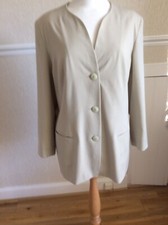 Alexon Pale Green Fitted Jacket Size 16 Exc Cond Hols 5th To 15th June