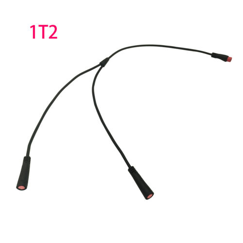 1T2 Kabel Y-Splitter Verlängerungskabel Stecker für E-Bike Licht/Gang Sensor - Bild 2 von 7