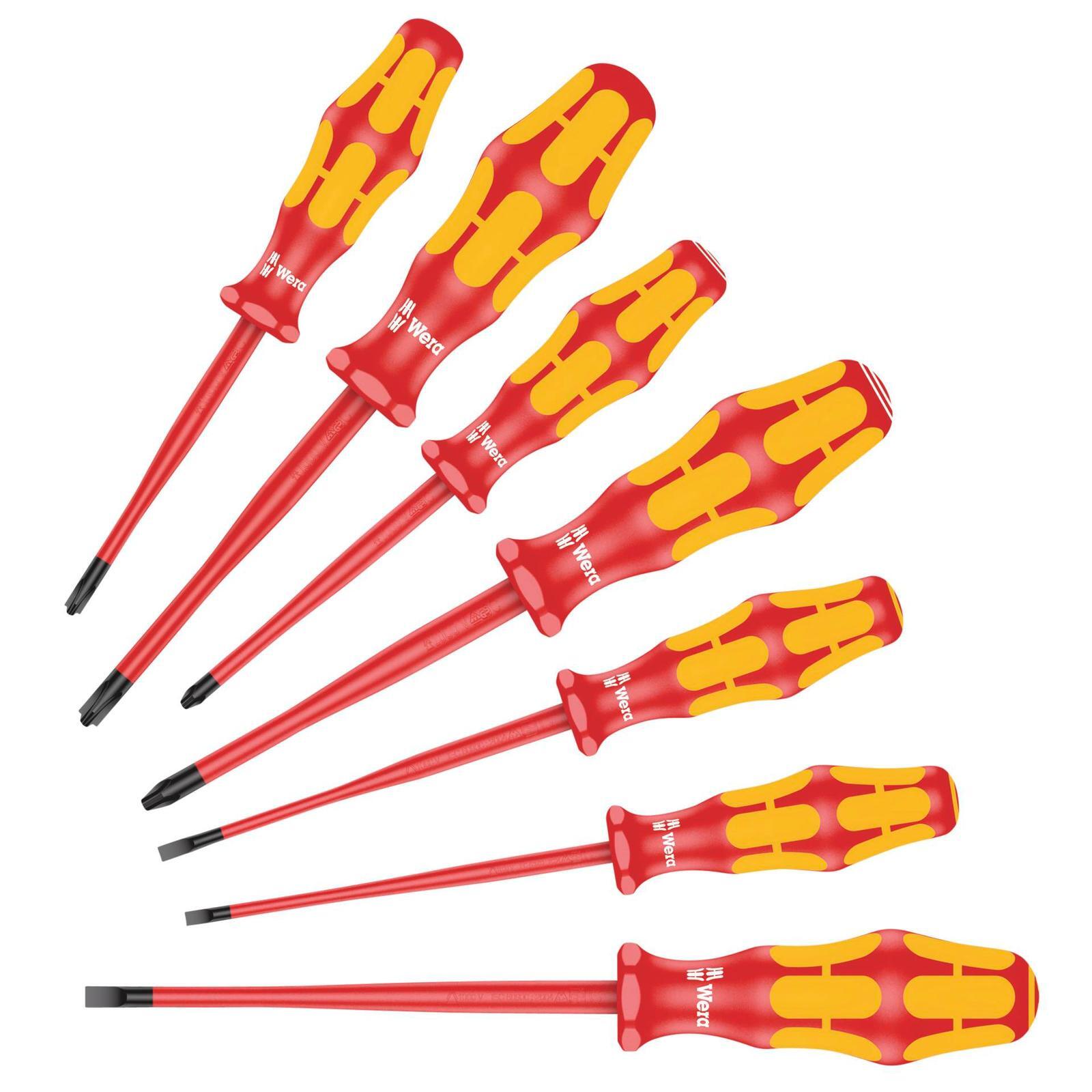 Wera 160 iSS/7 Kraftform Plus Серия 100 Schraubendrehersatz