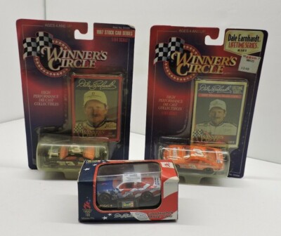dale Earnhardt collectable 3 pcs  lot 1/64 Winners Circle Revell