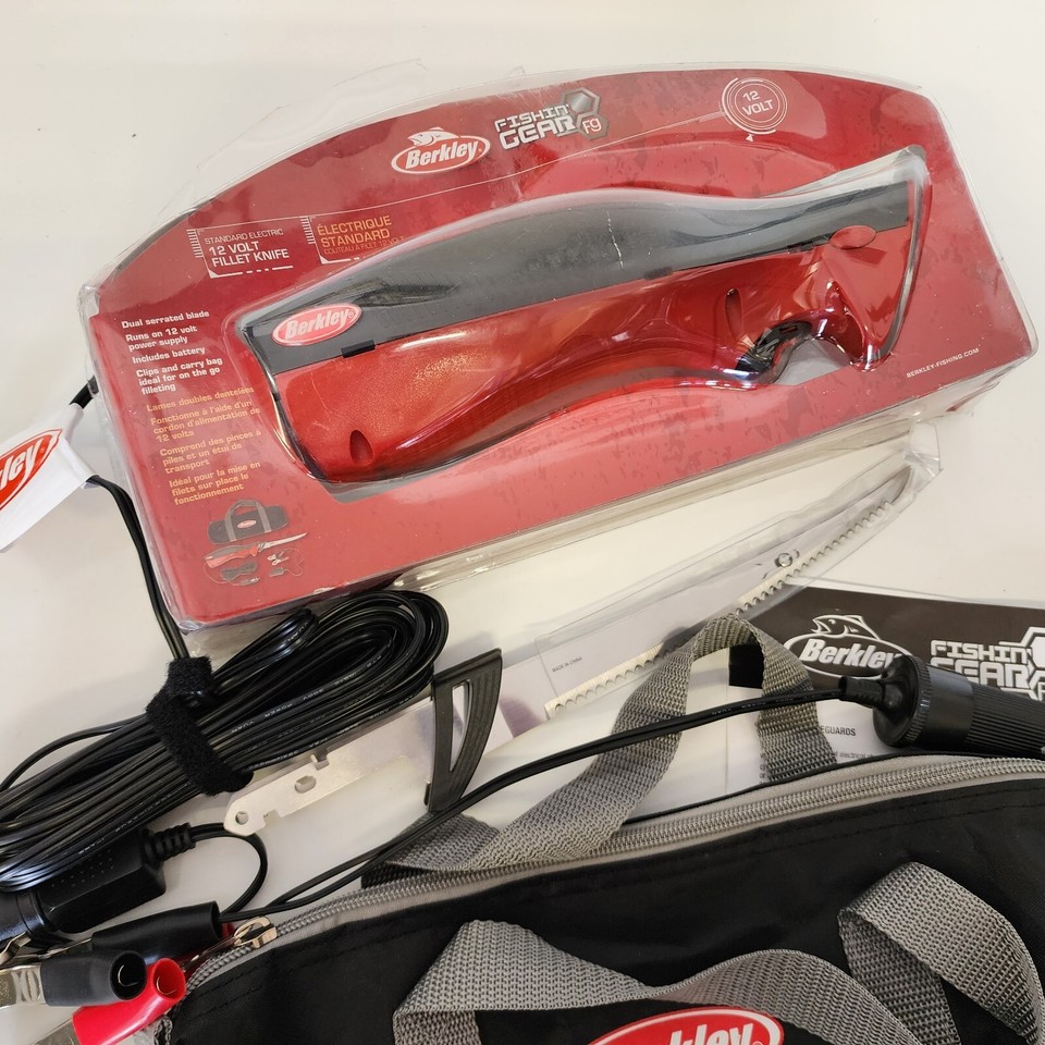 Berkley BCEF12V 8Inch 12V Electric Fillet Fishing Knife READ DETAILS