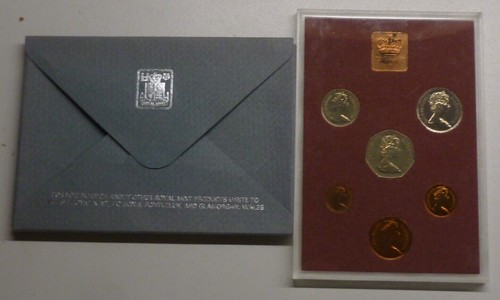UK Official Royal Mint Proof Coin Year sets 1971 - 1982 Flat Pack type see menu - Picture 19 of 25