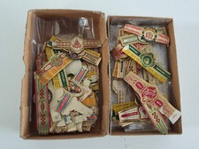 Zigarren Zigarrenring Zigarrenbanderole große Sammlung in Album alt rar