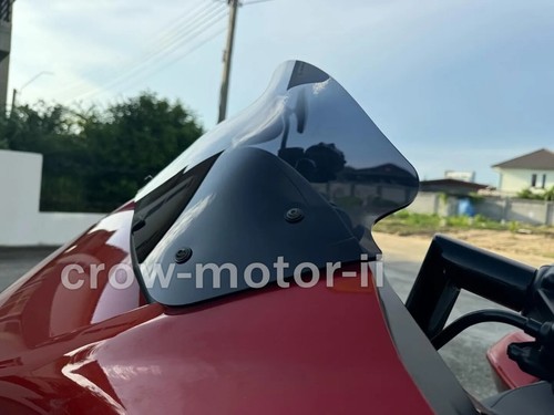 Parabrisas ondulado 9" rojo para Harley Touring Street Glide FLHX 2024-2025 - Imagen 4 de 8