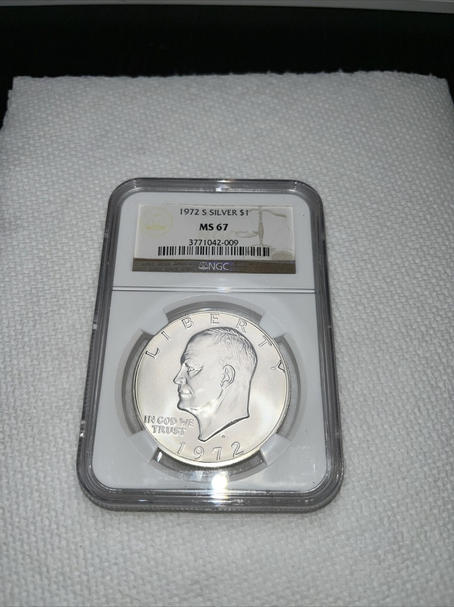 1972 S Eisenhower Dollar MS67 NGC Certified | eBay