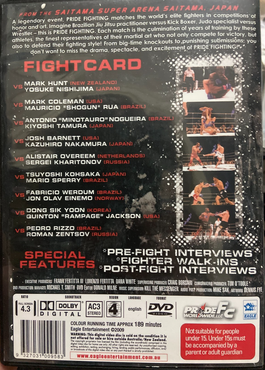 Pride FC 31-Unbreakable (DVD, 2006) for sale online | eBay