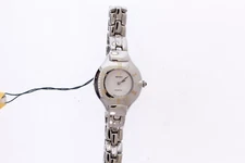 Ladies Seiko SWE002 Stainless Steel Band Mother of Pearl Kinetic Dial Watch