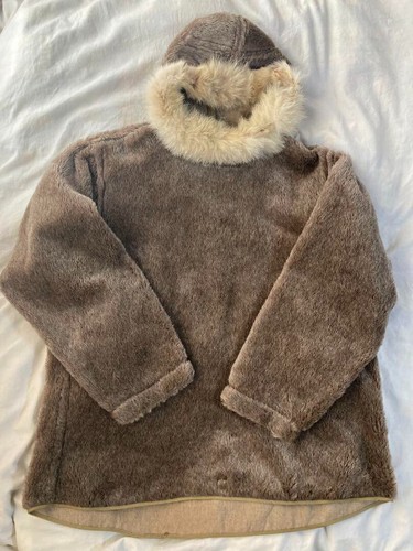 Used 40s U.S. Army M-43 Field Parka, Size S, Vintage Military Alpaca Liner - Picture 3 of 8