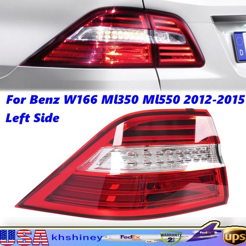 Clear Red Tail Light Lamp W/Bulb For 2012-2015 Benz W166 ML350 LED ...
