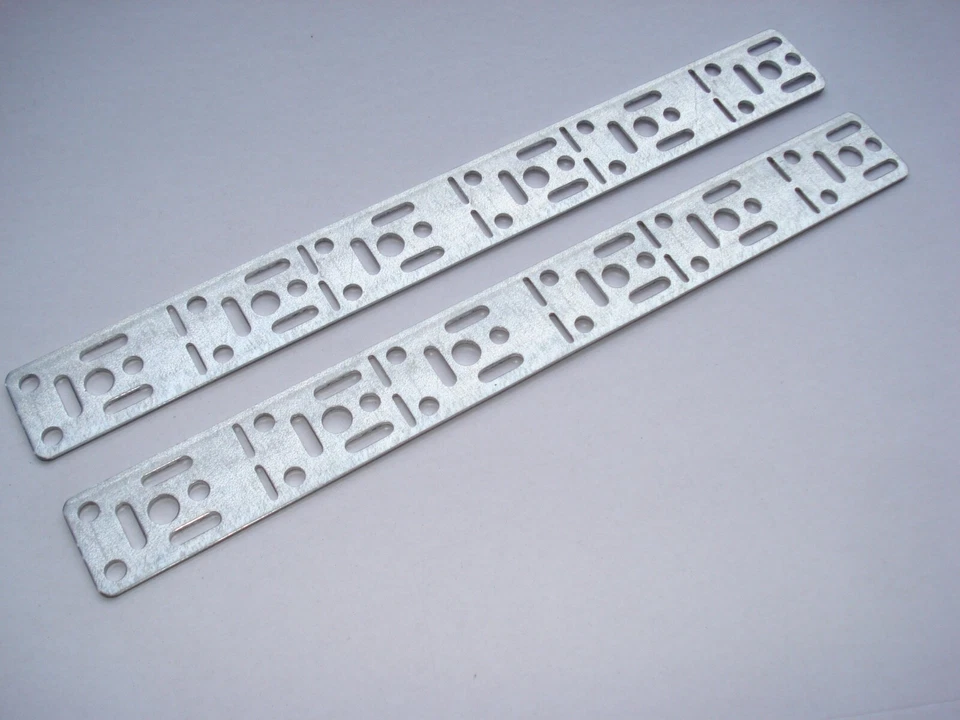 Equerre fixation acier pliable ajustable angle variable pour charpente lot de 2 - Photo 2/4