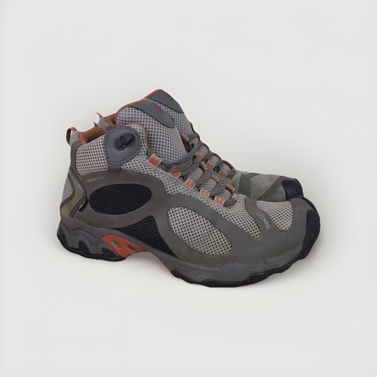 Botas de Senderismo TrekSta Evolution Mid GTX Goretex Para Hombre Talla 7 Marrón Naranja