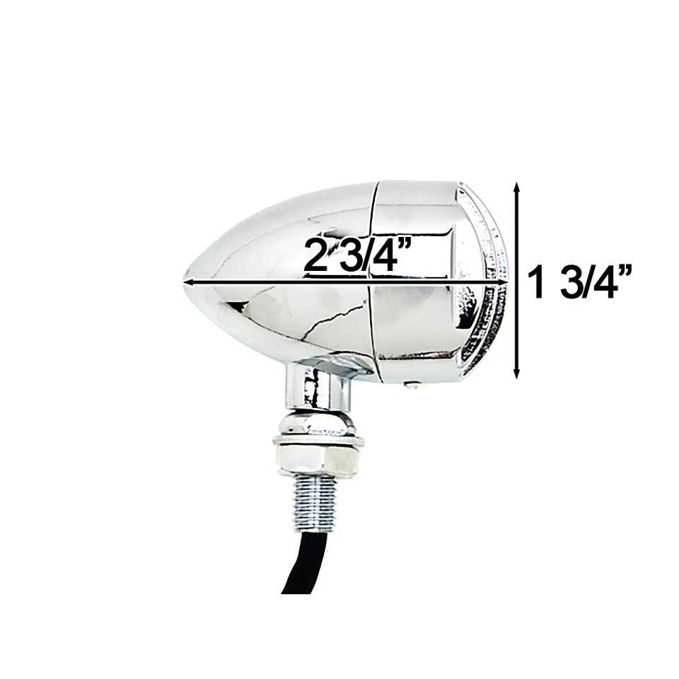 Хромированные указатели поворота для Harley Davidson Dyna Glide Wide Glide FXDWG FXWG - Изображение 4 из 4