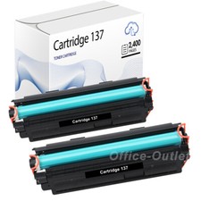 2 Pack Cartridge 137 for Canon 137 Black Toner D570 LBP151dw MF224dw MF222dw