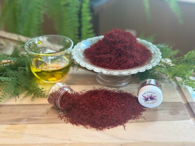 1 Gram Pure Organic Saffron Zaffron (Premium Quality) - Grade A!! 