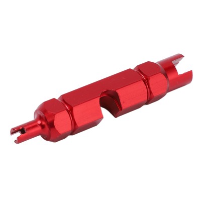 (Rot) 2pcs Fahrrad American Valve Core Double Head Französisch Valve Core R DB