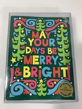 Box Christmas Cards Mod Inside: Happy Christmas Box of 8 Cards 