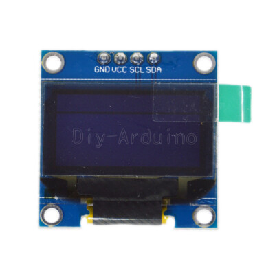 5PCS 0.96 in I2C IIC Serial 128X64 White OLED LCD LED Display Module For Arduino
