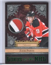 2011-12 Crown Royale Lords of the NHL Patches #22 Zach Parise 25/25 