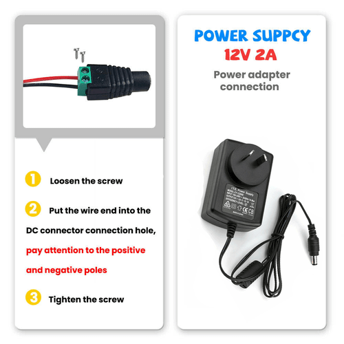 2Pack AC240V to DC12V 2A 24W Adapter Charger Power Supply AU Plug For LED Light - Picture 4 of 10