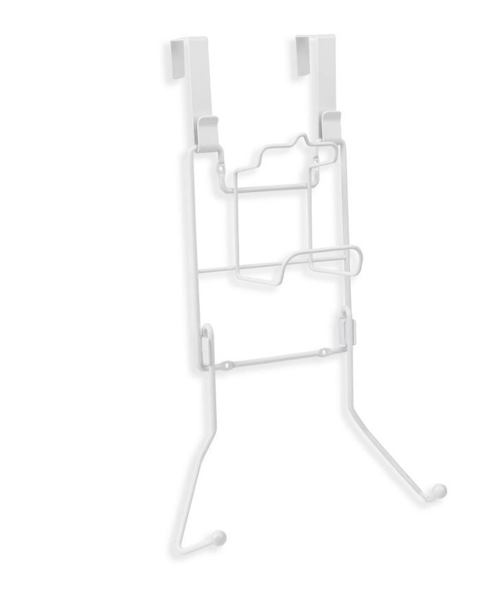 Mainstays Over the Door Iron and Ironing Board Holder - White-image