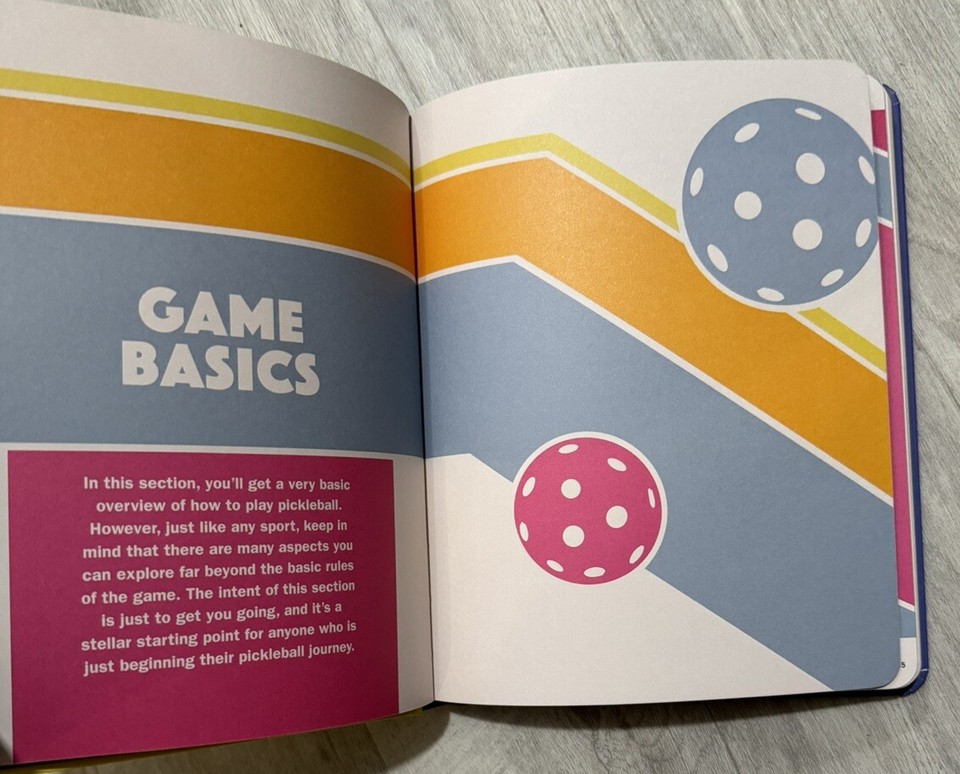 Pickleball Game Rules + Journal Ultimate Pickleball Journal Hardcover