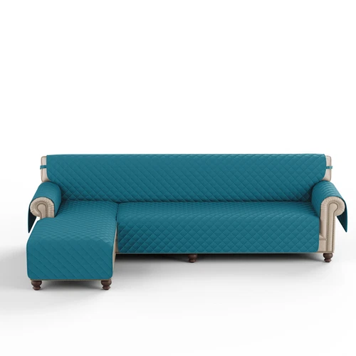 Eck Schlafsofa Bezug Wende Schnitt Chaiselongue Wasserdicht Schutz L Form - Bild 93 von 134
