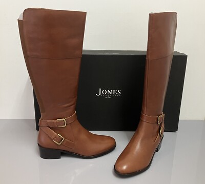 Jones Bootmaker Phoebe Slim Calf Fit Leather Knee High Boots UK7 RRP  UK