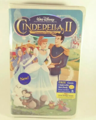Walt Disney''s Cinderella II: Dreams Come True (VHS, 2002) New Sealed