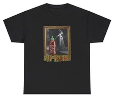 Sir Racha Sriracha T Shirt Funny Hot Sauce Meme Pun Silly Weird Dumb Humor Tee
