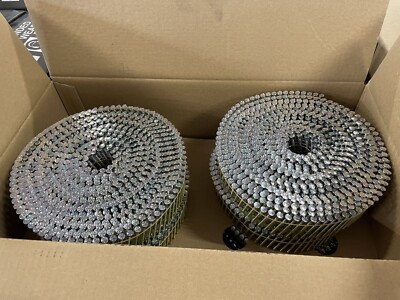 15 Grad Coilnägel Flachkopf 50 mm x 2,5 verzinkt Ringschaft Zaun 900 Spule