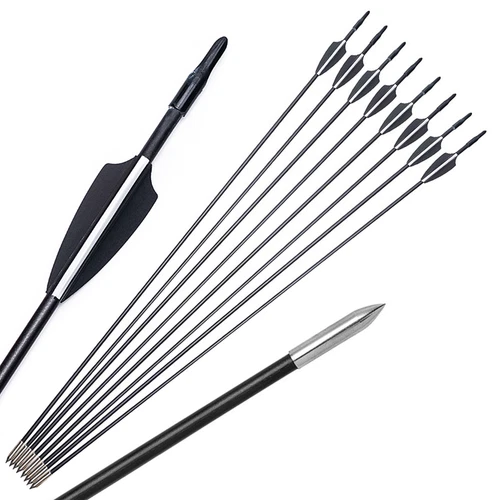 52'' Archery Recurve Bow 40LBS Hunting Arrows Set Wooden Bow for Adults Beginner - Picture 9 of 16