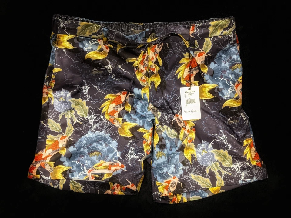 Pantalones Cortos Robert Graham Palmico Sound Calce Clásico Cintura Talla 38" Nuevos con Etiquetas