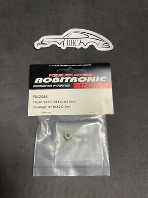 Robitronic Scalpel Vintage RC Car Part # RA2046 Thrust Bearing 8x3.2x3.5mm