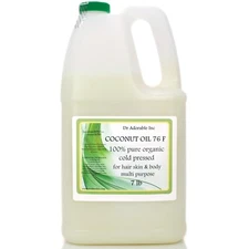 7 LB / 1 Gallon Best Premium COCONUT OIL 76 DEGREE Pure Cold Pressed Guaranteed