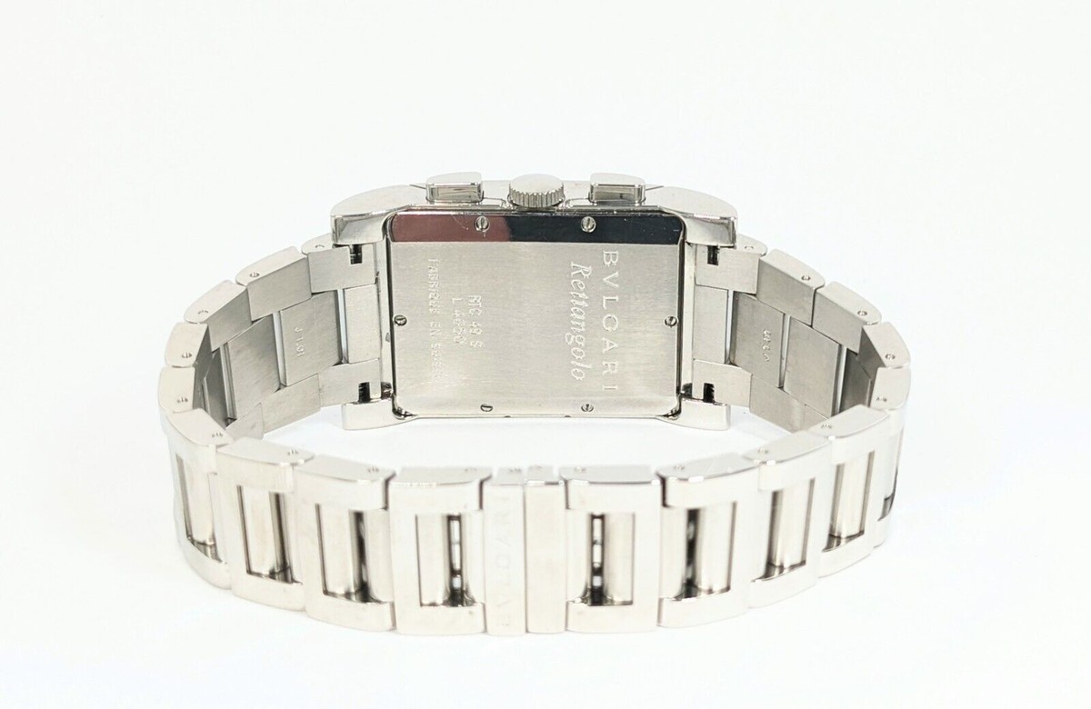 稼働 BVLGARI Rettangolo automatic Bvlgari Rettangolo RT45SSD Automatic Watch | Vivrelle