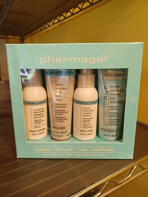 Pharmagel Rejuvenating Face & Body Regimen. Gift Set. New