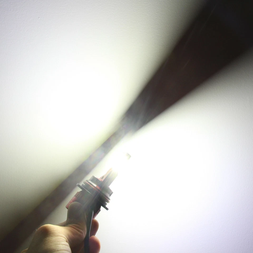 Alla LED 6000K 白色 9004 HB1 车头灯灯泡高低光束直接更换 — 第 4/4 张图片