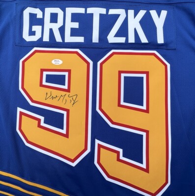 WAYNE GRETZKY #99 SIGNED FANATICS ST. LOUIS BLUES HOCKEY JERSEY  