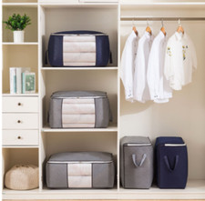 Large Storage Bag Clothes Quilt Blanket Storage Sort Home Organizer Anti Dust
