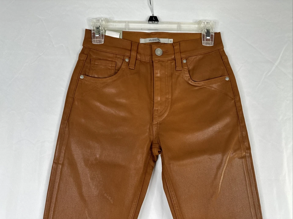 Hudson Barbara CTD Caramelo Café Tiro Alto Bebé Bota Pantalones Talla 25/31 Nuevo Foto 2 de 4