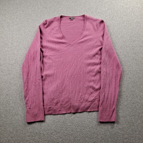 Ann Taylor Cashmere Sweater Woman Large Pink Quiet Luxury Old Money Academia