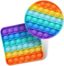 Fpxnb Push Bubble Pop Stress Relieving Toys - Pack of 2