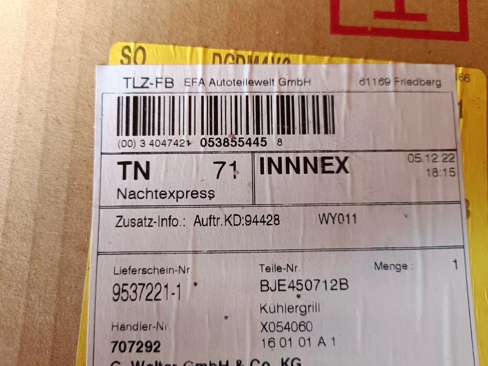 Mazda Kühlergrill BJ 2013-2019 neu OVP Japan - Bild 3 von 4