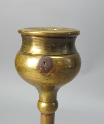 Original Pair of American Arts & Crafts ROBERT RIDDLE JARVIE Delta Candlesticks - Picture 8 of 9