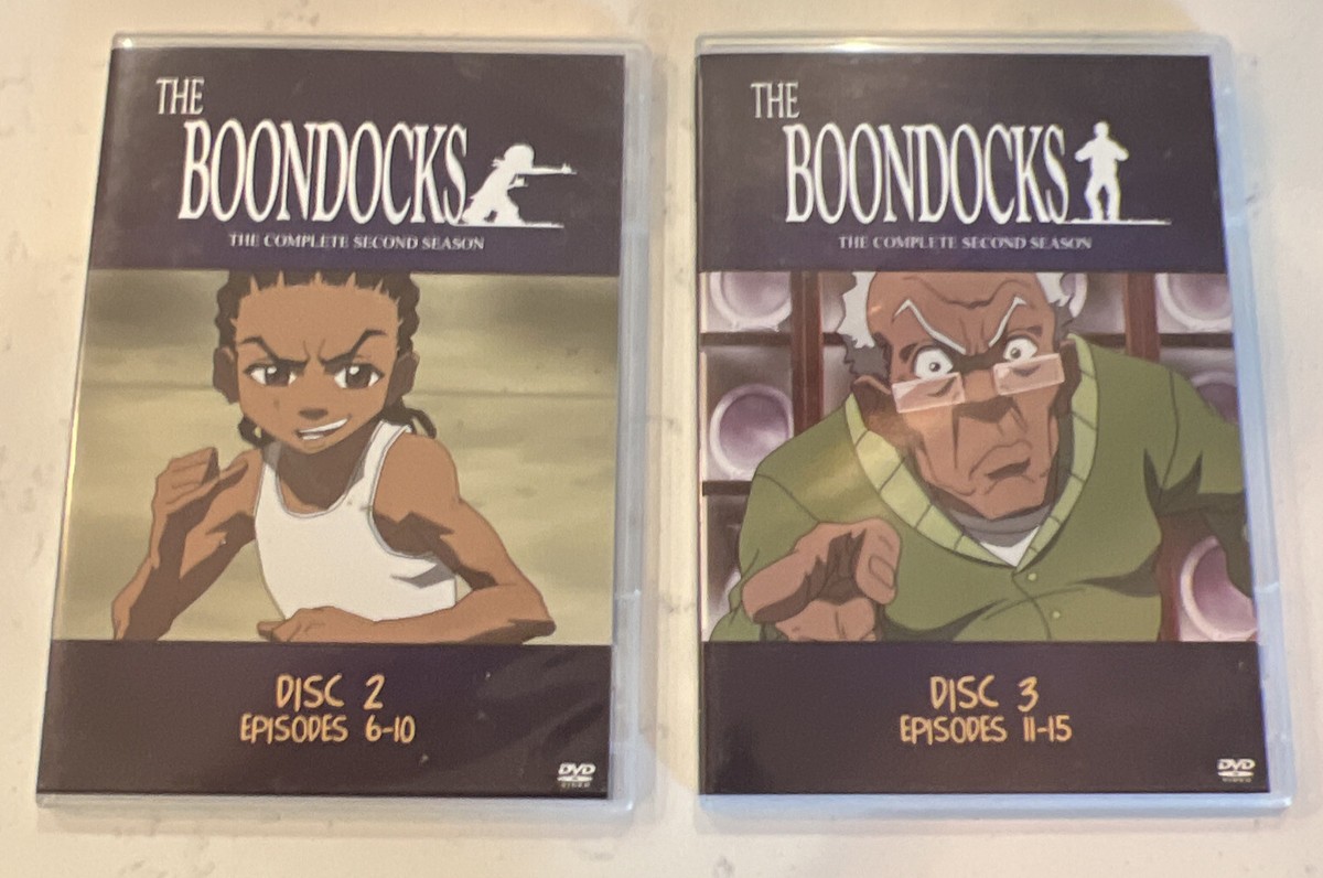 The Boondocks Season Discs Episodes 6-15 DVD and Case) w