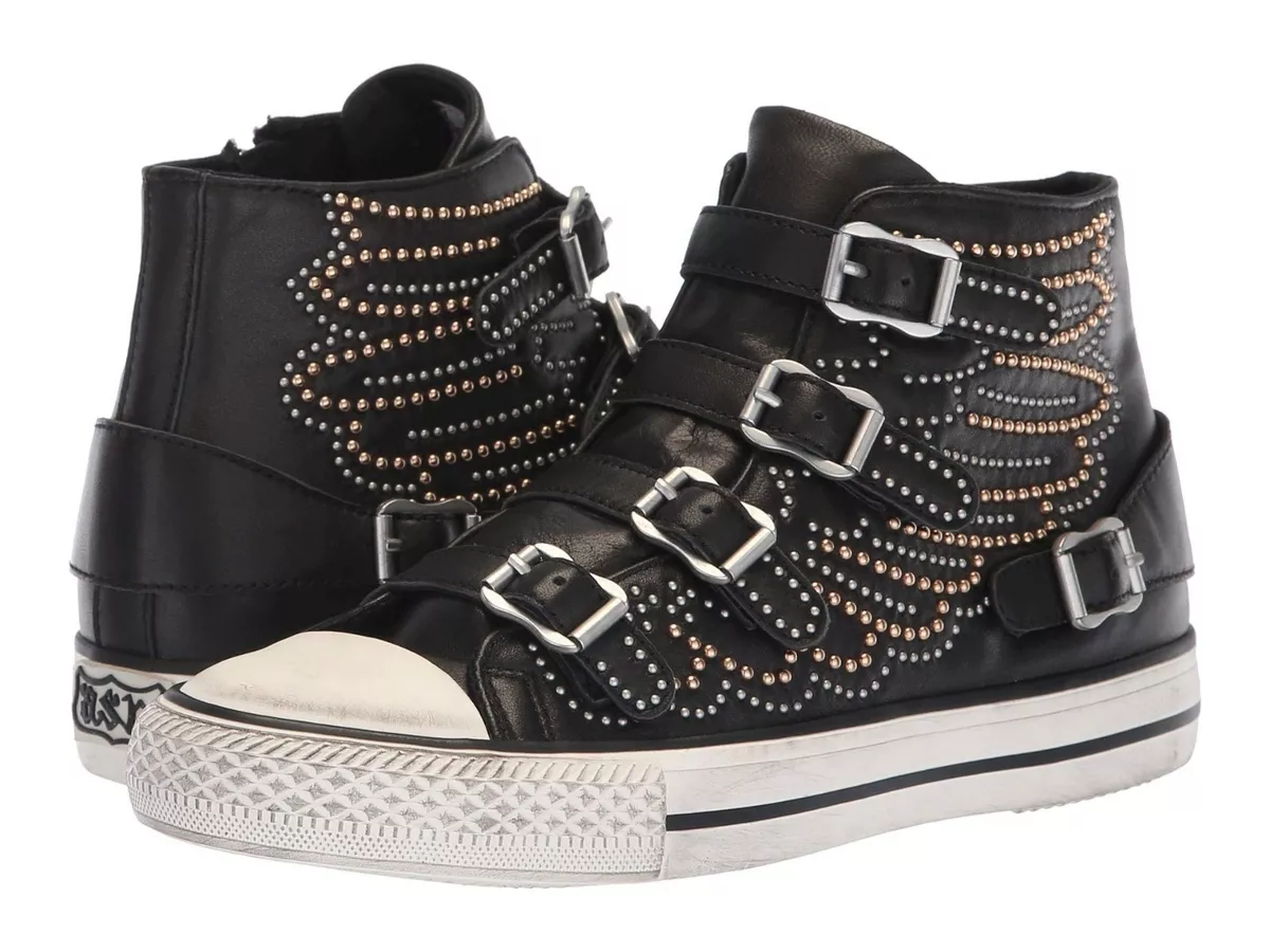 NEW ASH Brand Women's Fashion Biker / Rocker Verso Stud Wings